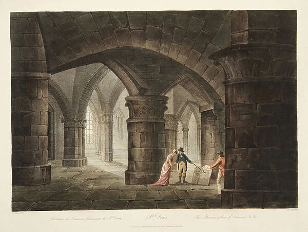 The Burial Place of Turenne, illustration from Versailles