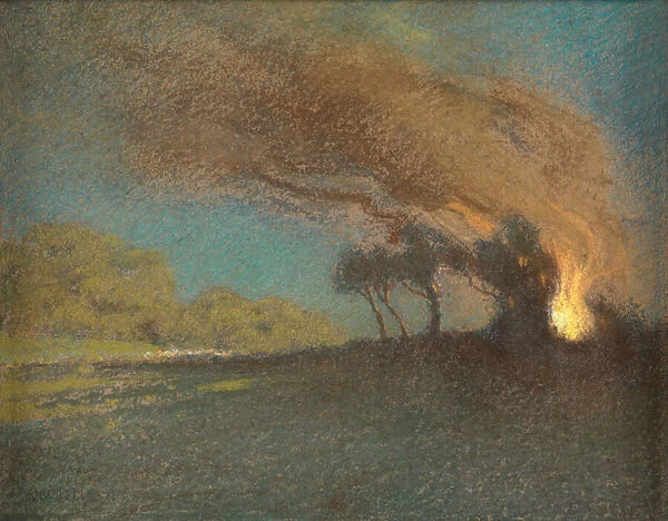 The Burning Bush (Pastel)