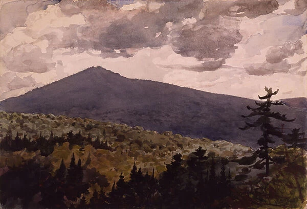 Burnt Mountain, 1902 (w  /  c & graphite on wove paper)