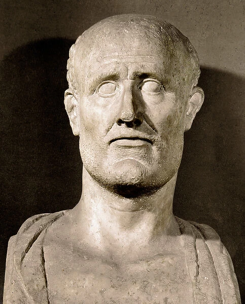 Bust of Alcibiade (450-404 BC) statesman and Athenian General Rome, musei capitolini
