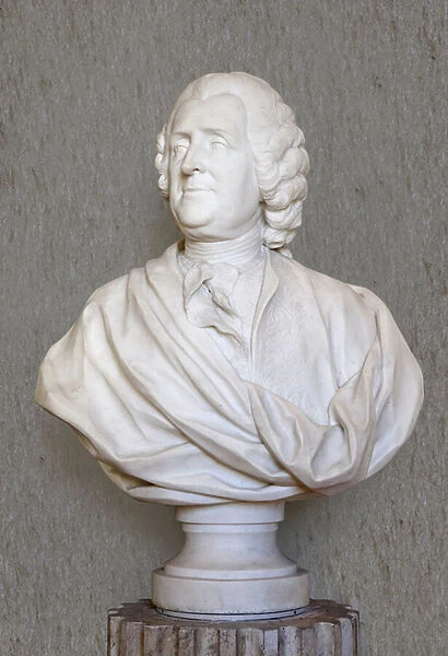 Bust of Ange Jacques Gabriel (1698-1782) (marble)