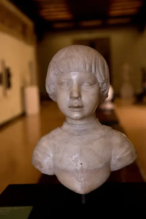 Framed Print : Bust of a child