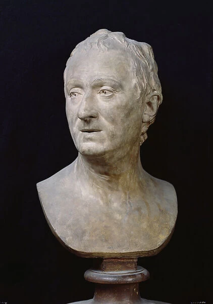 Bust of Denis Diderot, 1775(stone)