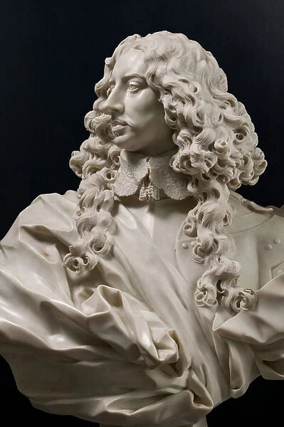 Bust of Francesco I d Este, detail 2384609 (marble)