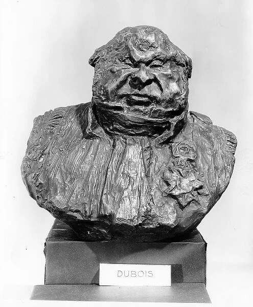 Bust of Hippolyte Abraham, known as Abraham-Dubois (1794-1863) 1833 (bronze) (b  /  w photo)