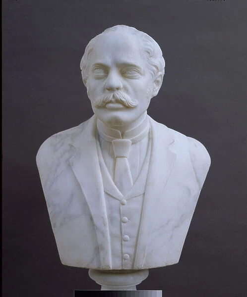Bust of James Peck Thomas, 1874 (marble)