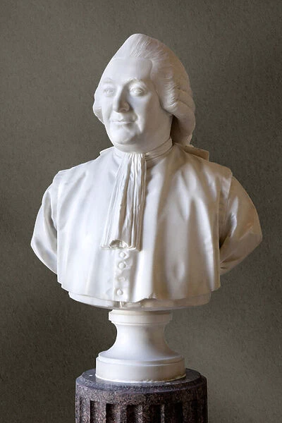 Bust of Jean Charles Pierre Lenoir (1732-1807) (marble)