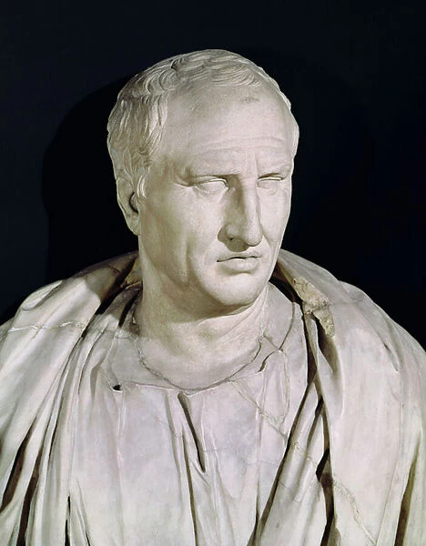 Bust of Marcus Tullius Cicero (106-43 BC) (marble) (detail of 168173)