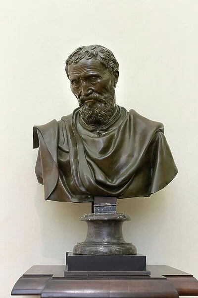 Bust of Michelangelo, 1560 (bronze)