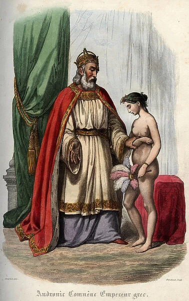 Byzantine emperor Andronikos I Komnenos (or Andronicus I Comnenus (c