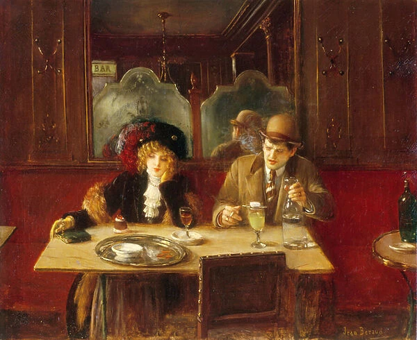At the Cafe, Absinthe Drinkers, c. 1909 (painting)