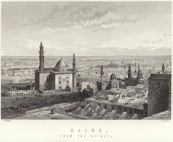 Cairo in Egypt (engraving)