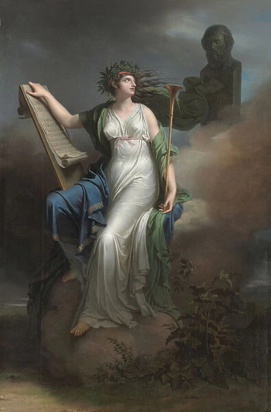 Calliope, Muse of Epic Poetry, 1789 (oil on canvas)