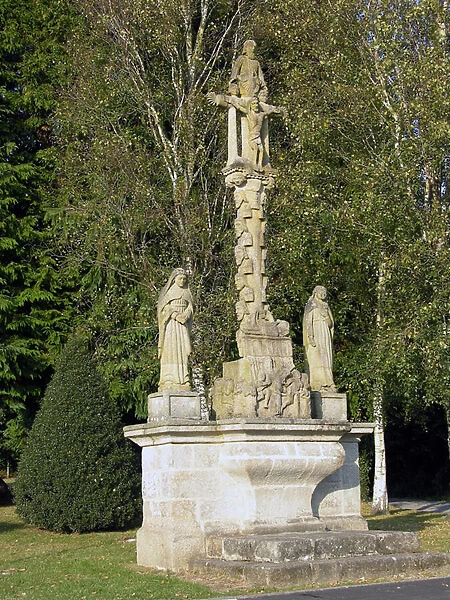 Calvary, carved by the Cabedoche Freres, 1827 (stone)