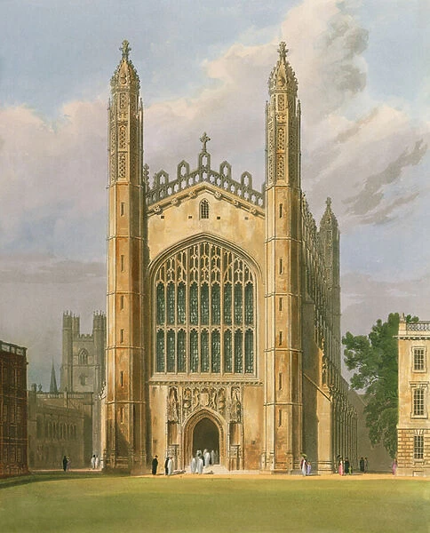 Cambridge: Kings College from 'History of Cambridge', Vol. 1 (print)