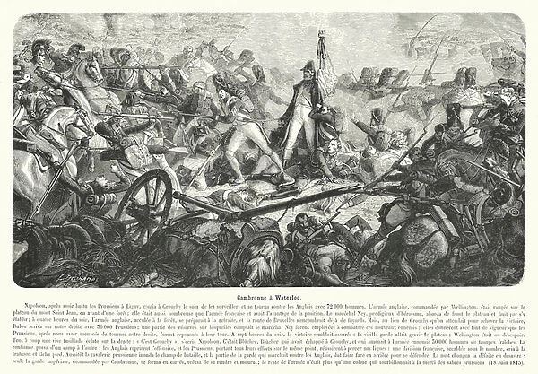 Cambronne a Waterloo (engraving)
