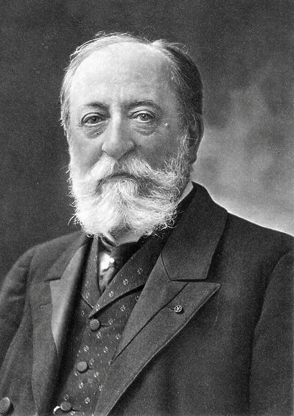 Camille Saint Saens (1835-1921) French composer, From a photograph by Nadar, pseudonym of Gaspard-Felix Tournachon (1820-1910)