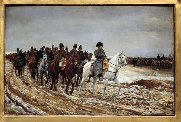 Campagne de France, 1814 (Napoleon I (1769-1821) followed by Marechaux Michel Ney