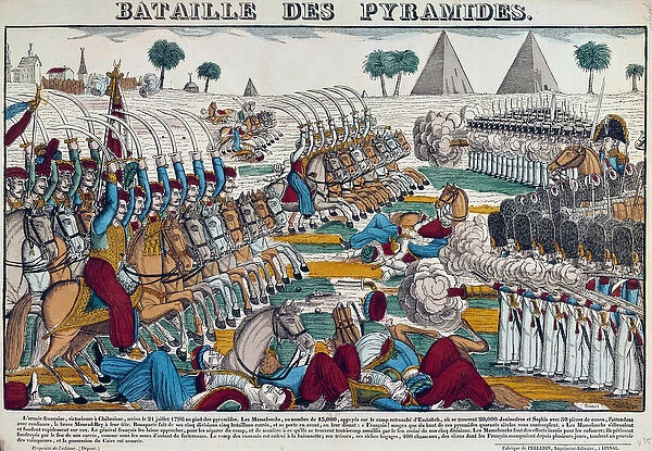 Campaign (Expedition) of Egypt (1798-1801): Battle of Egypt on 21  /  07  /  1798