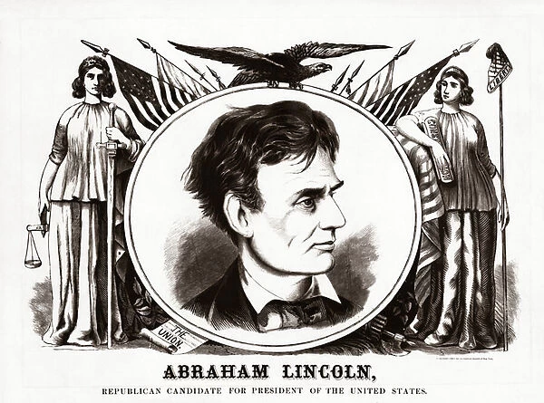 Campaign Leaflet 'Abraham Lincoln, Republican Candidate for President of the United