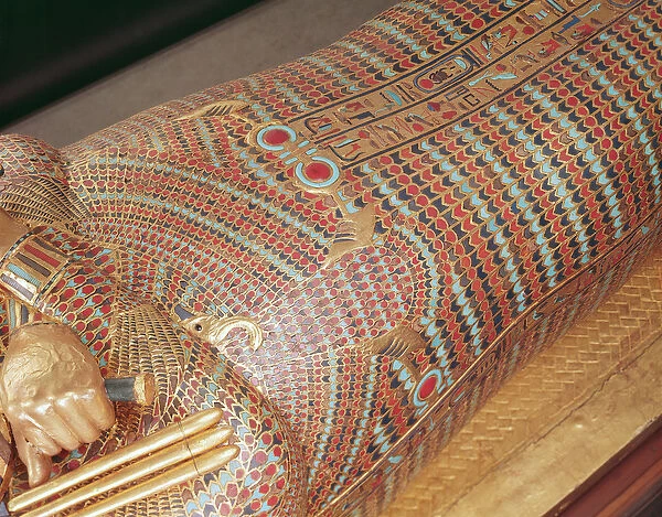 Detail of a canopic coffin from the Tomb of Tutankhamun (c. 1370-1352 BC) New Kingdom