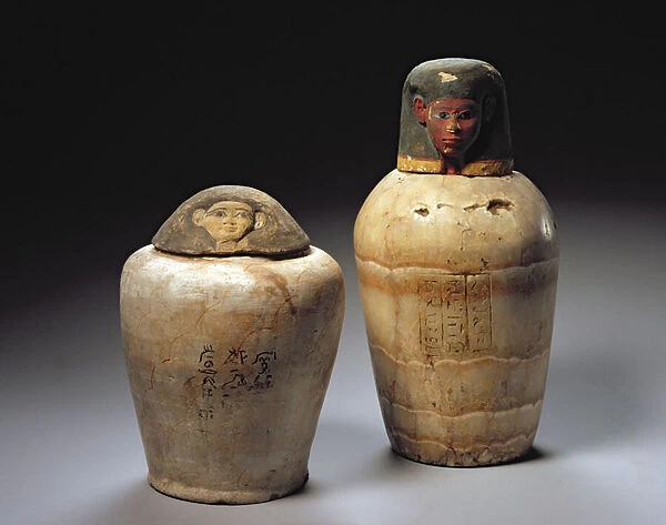Two Canopic Jars