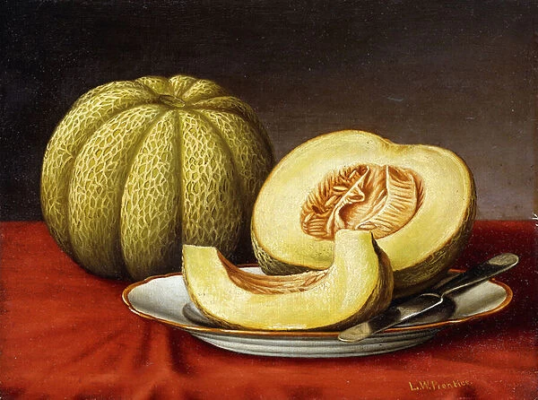 Cantaloupe, (oil on canvas)