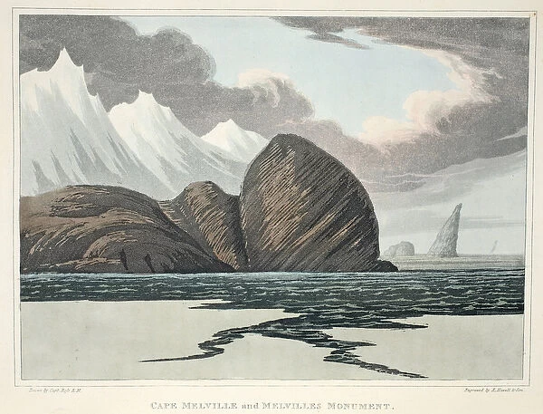Cape Melville and Melvilles Monument, illustration from A Voyage of discovery
