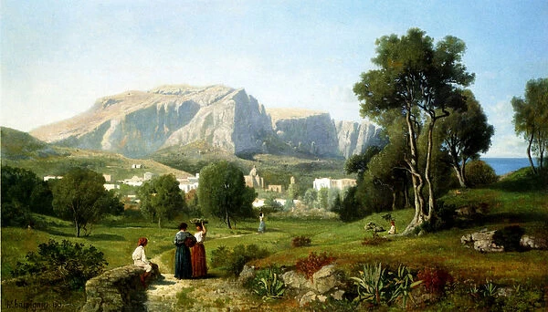 Capri, 1853 (oil on canvas)