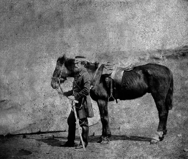 Captain Arthur Layard, 1855 (b  /  w photo)