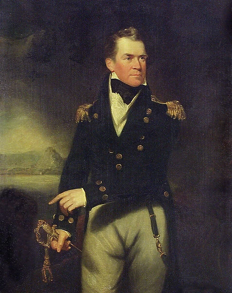 Captain Sir George Ralph Collier (1774-1824), c.1814 (oil on canvas)