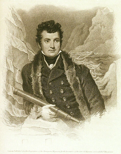 Captain W.E. Parry R.N., 1821 (stipple engraving)