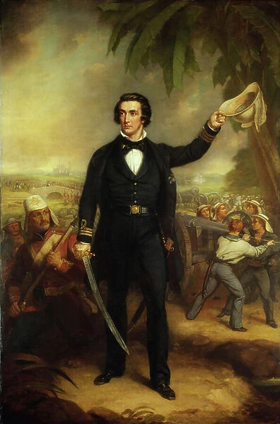 Captain William Peel (1824-1858), 19th century (oil painting)