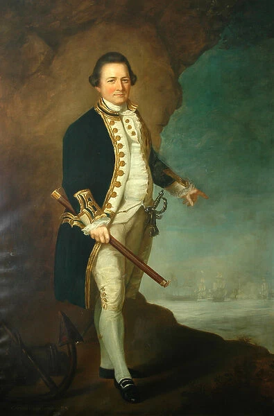 Captain Wood of Bolling Hall, 1770 (oil on canvas)