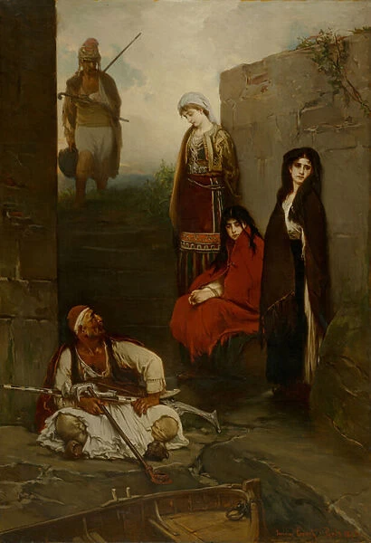 Captives (Captive Montenegrin Women), 1870 (oil on canvas)