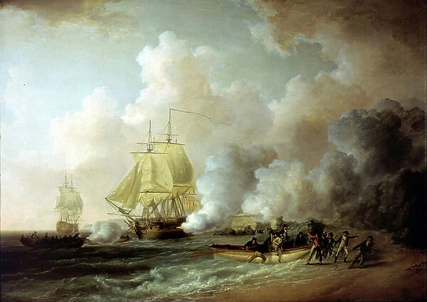 The capture of Fort Louis (Martinique) by the British, on 20 March 1794