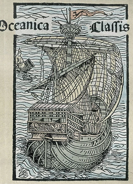 Caravelle 'La Pinta'from the expedition of Christopher Columbus