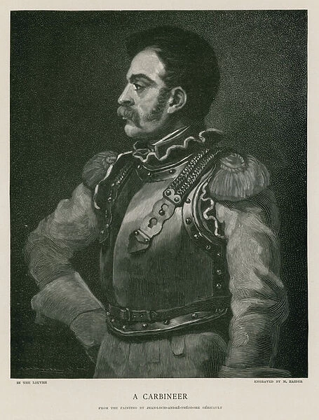 A carbineer (engraving)