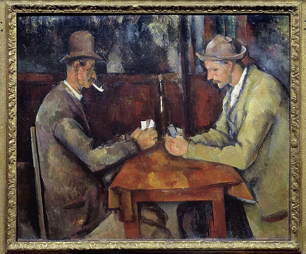 The Card Players, 1890 (oil on canvas)