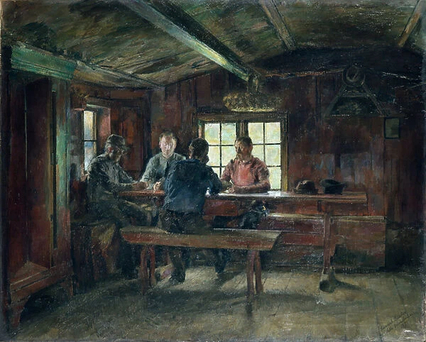 Card players, 1897