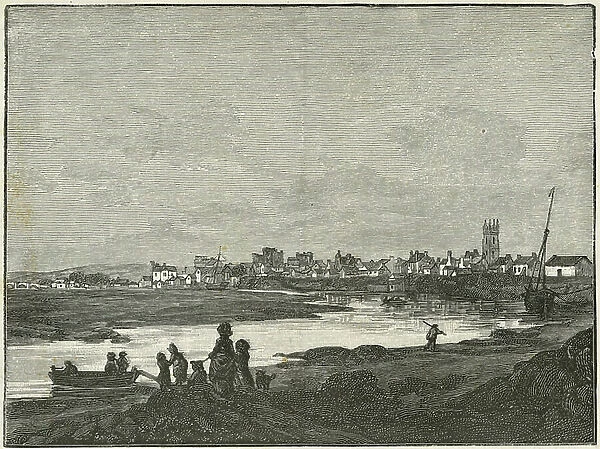 Cardiff from the South (engraving)