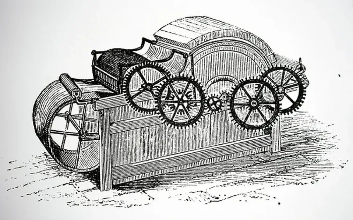 Framed Print : Carding engine, 1845