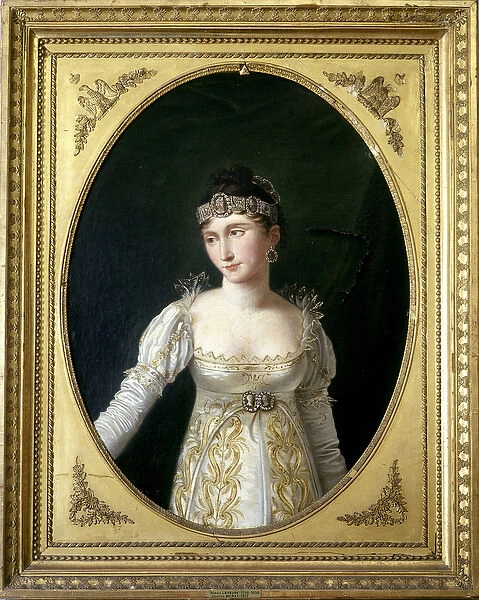 Caroline Murat 1812 by Robert Lefevre (1756 - 1830)