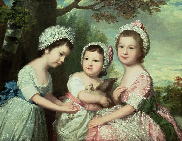 Caroline, Samuel Graeme and Catherine Marsh, c. 1770s (oil on canvas)