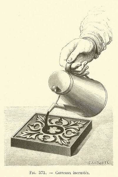 Carreaux incrustes (engraving)