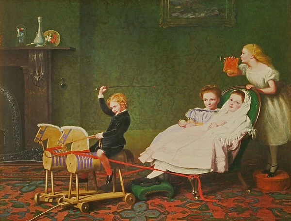 A Carriage to the Ball, 1868 (oil on canvas)