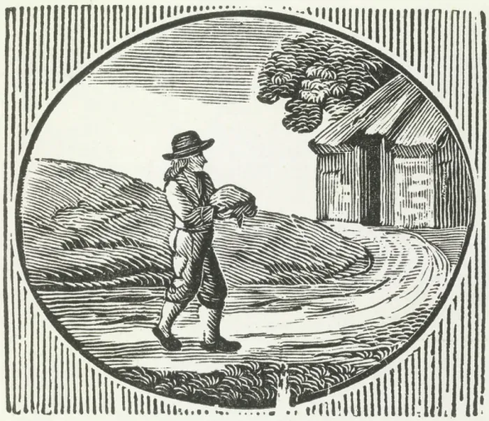 Framed Print : Carrying a package