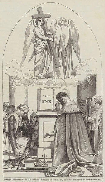 Cartoon, Religion (engraving)
