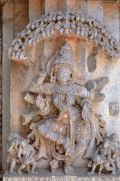Carving of Dancing Goddess (stone)