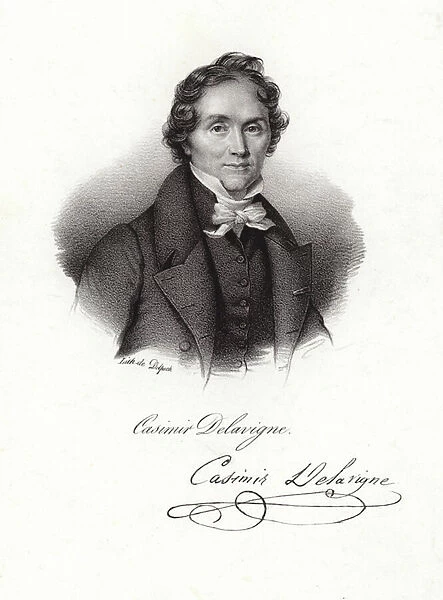 Casimir Delavigne (litho)
